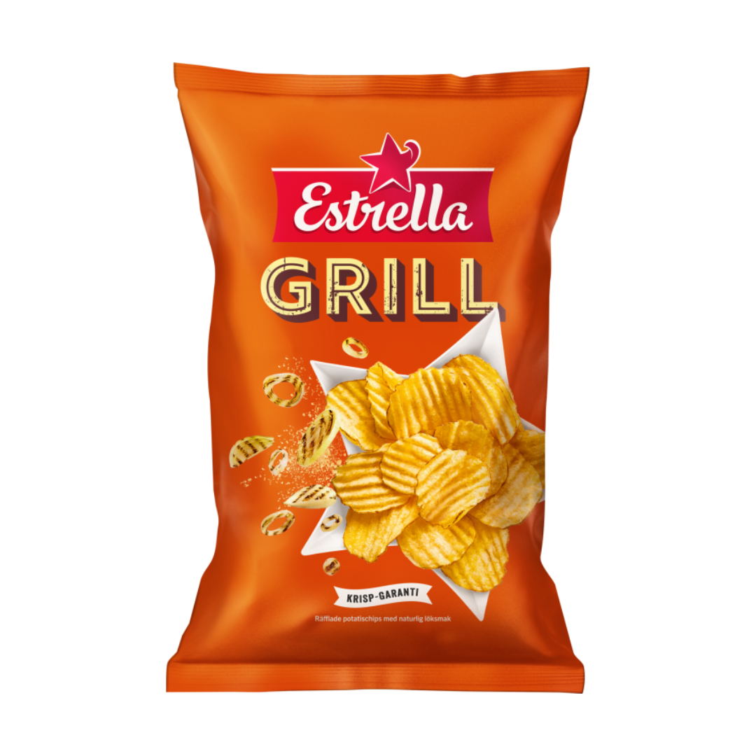 Estrella Grill Potato Chips (275 g)🍟