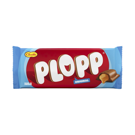 Plopp Original 80g Milk Chocolate with Creamy Toffee