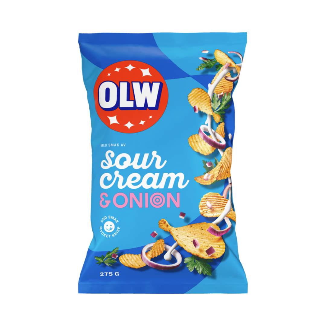 Sauer Cream & Zwiebel Chips (275 g)🧅