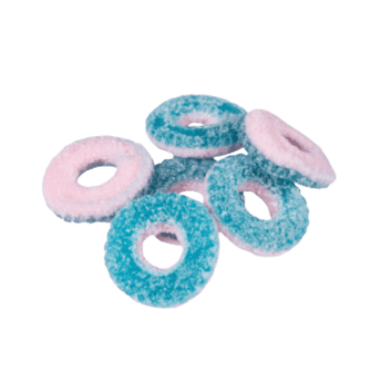 Fizzy Rings Gummiringe  mit fruchtigen Aromen 50 Gramm 🍬